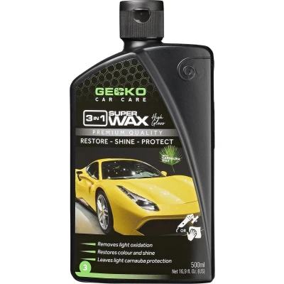 Afbeelding van Gecko polijstmiddel 3 in 1 carnauba 500 ml