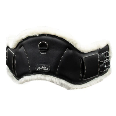 Image de eQuick Sangle ES Dressage Fluffy Noir 75cm