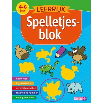 Image de Leerrijk spelletjesblok (4 6 j.)