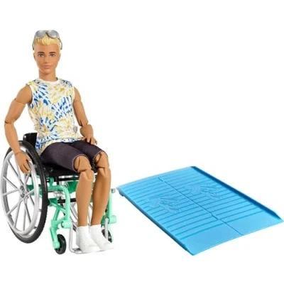 Afbeelding van Barbie Ken Fashionista + Rolstoel