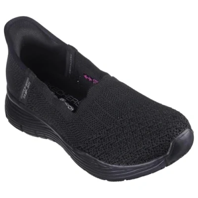 Afbeelding van Skechers Slip ins: Seager Believe It, Vrouwen, Zwart, Sneakers,Sportschoenen, maat: 36