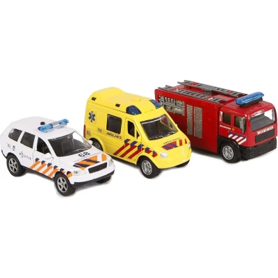 Afbeelding van 2 Play Die cast Hulpdienst Voertuigen NL met Licht en Geluid