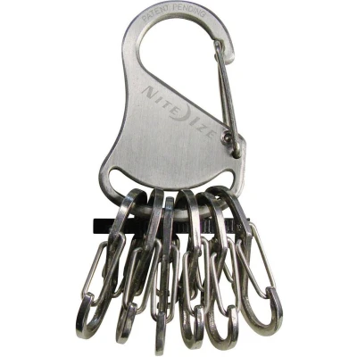 Afbeelding van NITE Ize NI KLK 11 R3 KeyRack Locker Sleutelkarabijn Zilver 1 stuk(s)