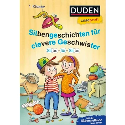 Afbeelding van Duden Leseprofi Silbe für Silbe: Silbengeschichten clevere Geschwister, 1. Klasse