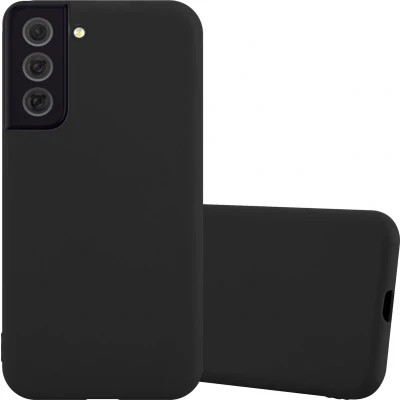 Afbeelding van Cadorabo Hoesje geschikt voor Samsung Galaxy S22 PLUS in CANDY ZWART Beschermhoes gemaakt van flexibel TPU silicone Case Cover