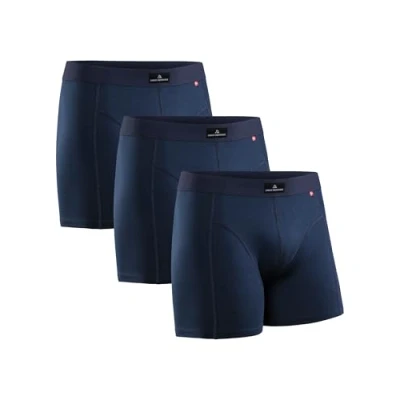 Afbeelding van DANISH ENDURANCE Set van 3 herenboxershorts elastisch katoen, Navy Blauw