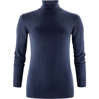 Afbeelding van James Harvest SWEATER ASHLAND TURTLE WOMAN 2122510 Marine