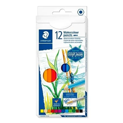 Afbeelding van 12 Coloured Pencils Set Metal Case