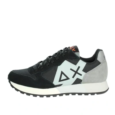 Afbeelding van Sun68 Sneakers laag, Heren, Maat: 43, Nero Veloursleer