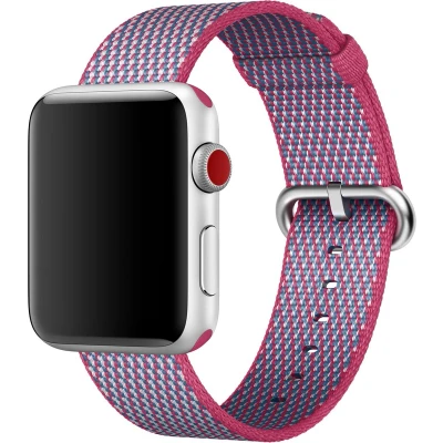 Afbeelding van Apple origineel Woven Nylon Watch 38mm / 40mm 41mm Berry MQVD2ZM/A