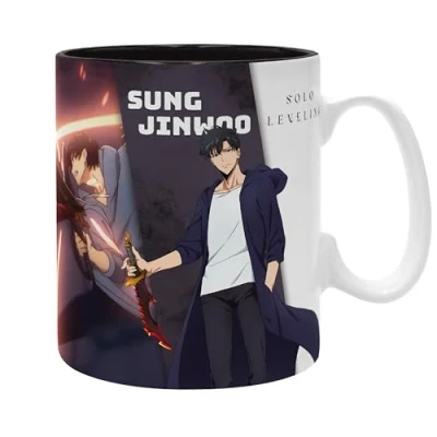 Afbeelding van Solo Leveling Jinwoo &amp; Igris Unisex Kop meerkleurig Standard