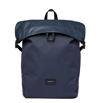 Afbeelding van Sandqvist Alfred backpack navy with black webbing