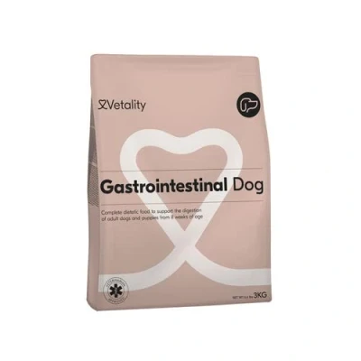 Afbeelding van Vetality Hondenvoer Droog 3 x kg Licht Verteerbaar Dieetvoeding Hond Ondersteunt bij Maag en Darm Problemen Voordeelverpakking