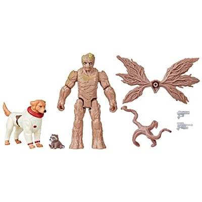 Afbeelding van Marvel Guardians of the Galaxy Vol. 3, actiefiguren Groot, Baby Rocket en Marvel&#039;s Cosmo