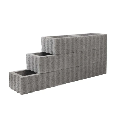 Afbeelding van Rechthoekflor Grijs 40x60x25cm