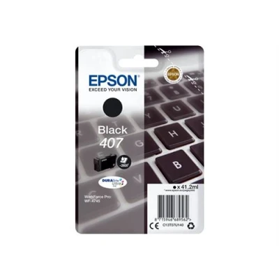 Image de Epson 407 41.2 ml taille L noir original cartouche d&#039;encre pour WorkForce Pro WF 4745, 4745DTWF
