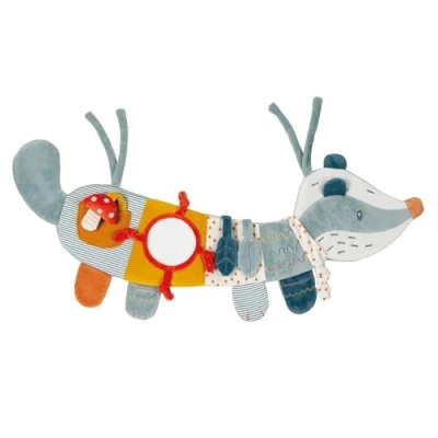 Afbeelding van Nattou Felix &amp; Leo Activiteiten Knuffel 70 cm Dusty blauw