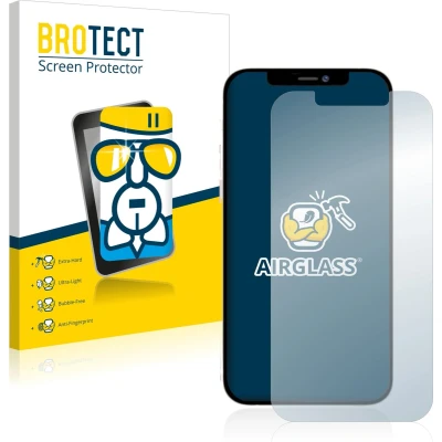 Afbeelding van BROTECT Screenprotector voor Apple iPhone 12 Pro Max Folie Beschermfolie Beschermglas transparant