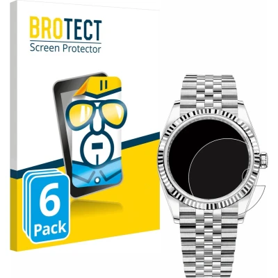 Afbeelding van BROTECT Screenprotector voor Rolex Datejust 36 Folie Beschermfolie transparant (6 Stuks)