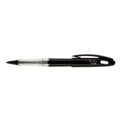 Image de Feutre plume Pentel Tradio Vernis Noir