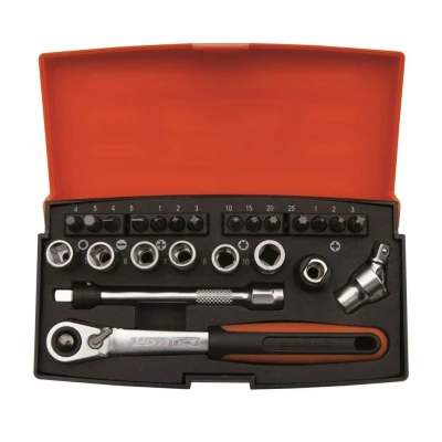 Afbeelding van Bahco SL24 24 delige doppenset in HDPE organizer