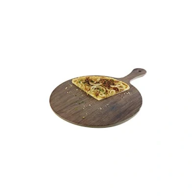 Afbeelding van Melamine serveerplateau oak ø30 cm