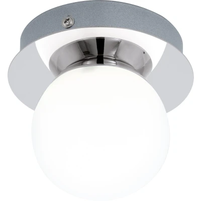 Afbeelding van EGLO Mosiano Plafondlamp 1 Lichts LED Ø110mm. Chroom Wit