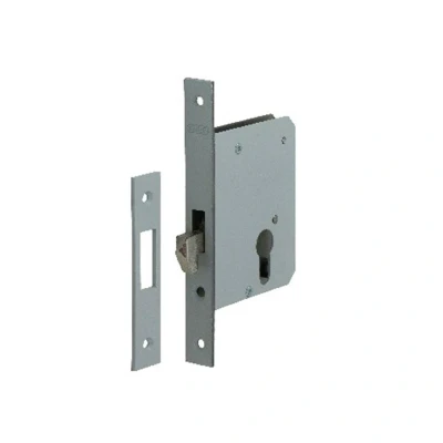 Afbeelding van Nemef Schuifdeurslot rechthoekig 20 x 170 mm Staal gelakt doornmaat 55 PC