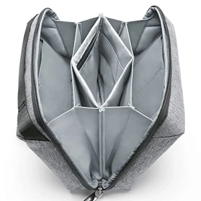 Afbeelding van Inateck elektronische opbergtas voor kabels accessoiretas Reistas Spatwaterdichte AB03002, grijs., klassiek