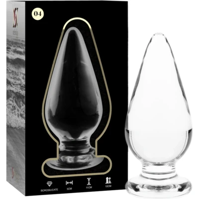 Afbeelding van NEBULA SERIES BY IBIZA™ MODEL 4 ANAL PLUG BOROSILICATE GLASS 11 X 5 CM CLEAR BUTTPLUG SEX TOYS VOOR MANNEN VROUWEN