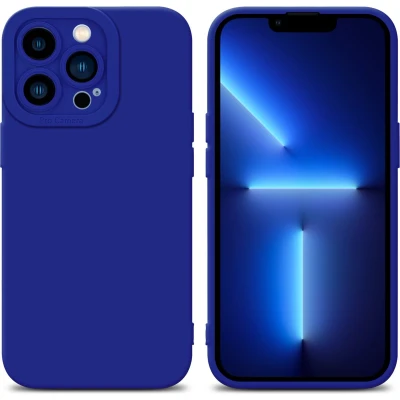Afbeelding van Cadorabo Hoesje geschikt voor Apple iPhone 12 PRO MAX in Fluid BLAUW Beschermhoes gemaakt van flexibel TPU silicone Cover Case