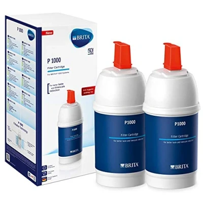 Afbeelding van Brita P1000 Cartuccia filtrante, ricambio originale, per rubinetto da cucina, 2 pezzi