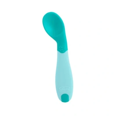 Afbeelding van Chicco 00016100250000 peuterbestek Peuter lepel Blauw