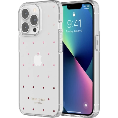 Afbeelding van Kate Spade Pin Dot Protective Hardshell iPhone 13 Pro Back Cover