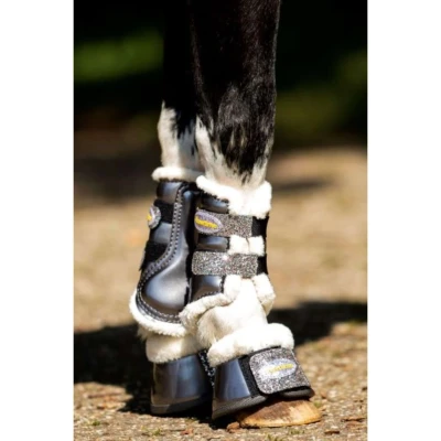 Afbeelding van HB Showtime Beenbeschermers Gold Rush Glitter Little Sizes Grijs XS Agradi.be