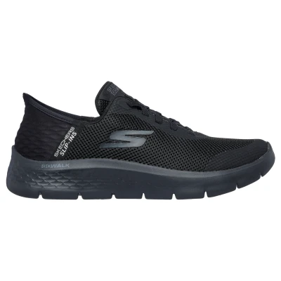 Afbeelding van Skechers Go Walk Flex Hands Up Heren Instappers Zwart Maat 40