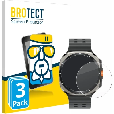 Afbeelding van BROTECT Screenprotector voor Samsung Galaxy Watch Ultra (47 mm) Folie Beschermfolie Beschermglas transparant (3 Stuks)