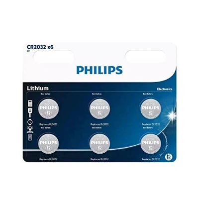 Image de Batterie Philips Minicells CR2036 Li x 6