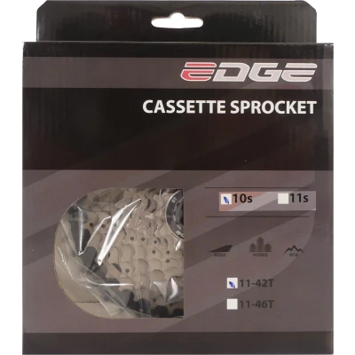 Afbeelding van Cassette 10 speed Edge CS M6010 11 42T zilver/zwart