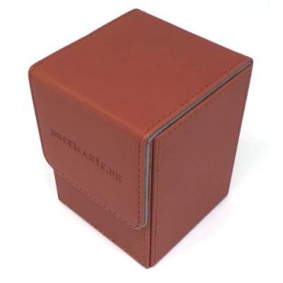 Afbeelding van docsmagic.de Premium Magnetische Flip Box (100) Koper + Deck Divider MTG PKM YGO koperen doos
