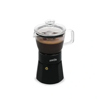 Afbeelding van Espresso Maker, 6 Cups, 0.29 L, RVS, Glas, Zwart La Cafetière Verona
