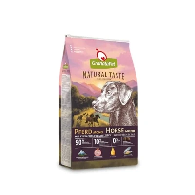 Afbeelding van Dubbelpak: 2x 12kg GranataPet Natural Taste monoproteïne droog hondenvoer voor paarden