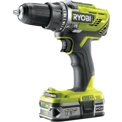 Afbeelding van RYOBI R18DD3 215S 18V ONE+ accu schroefboormachine in transporttas (2x 1,5Ah + lader) 5133003774