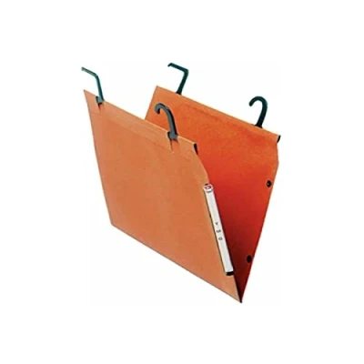Afbeelding van Esselte TGM 77107 Hangmap, A4, zijkant, capaciteit 350 vellen, bodem 30 mm, afstand 200 etikettenhouder, 25 stuks, oranje