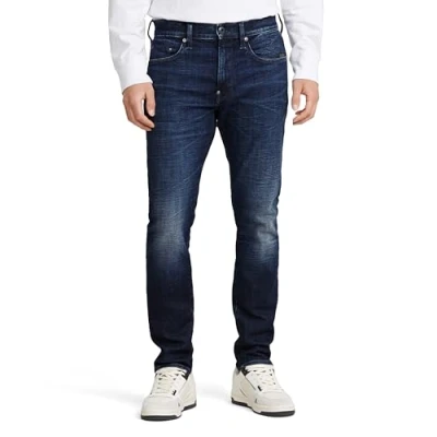 Image de G STAR Homme Jeans Revend Fwd Skinny Jeans, Gris (Worn in Galaxy Blue D20071 c051 g750), 36W / 32L