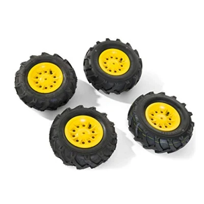 Afbeelding van ROLLY TOYS LUCHTBANDEN GEEL VOOR TRACTOREN RT7XX SERIE (4 STUKS)