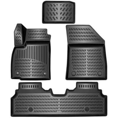 Afbeelding van ELMASLINE 3D rubberen matten voor Volvo EX30 vanaf 2024 elektrisch Accessoires vloermatten