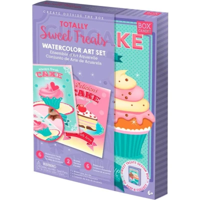 Afbeelding van Box candiy aquarel schilderset totally sweet treats