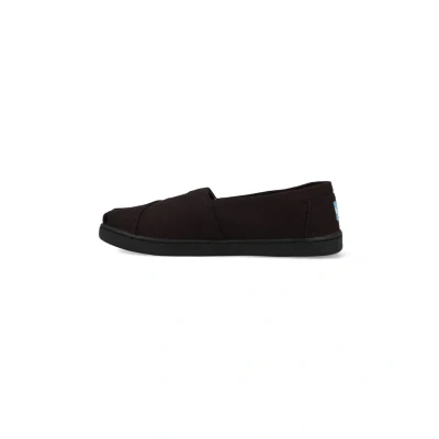 Afbeelding van TOMS Alpargata, mocassin, uniseks, kinderen, zwart.