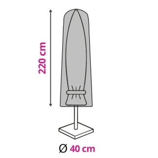 Afbeelding van Parasolhoes 220 x Ø 40 cm (Tot 4 meter, PP)